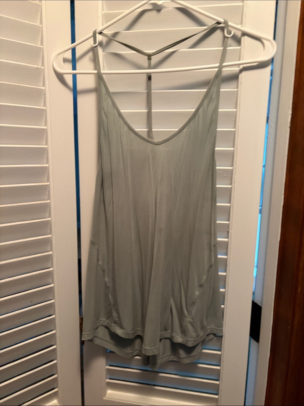 Lululemon Light Sage Green Spaghetti Strap Women's Tank Top